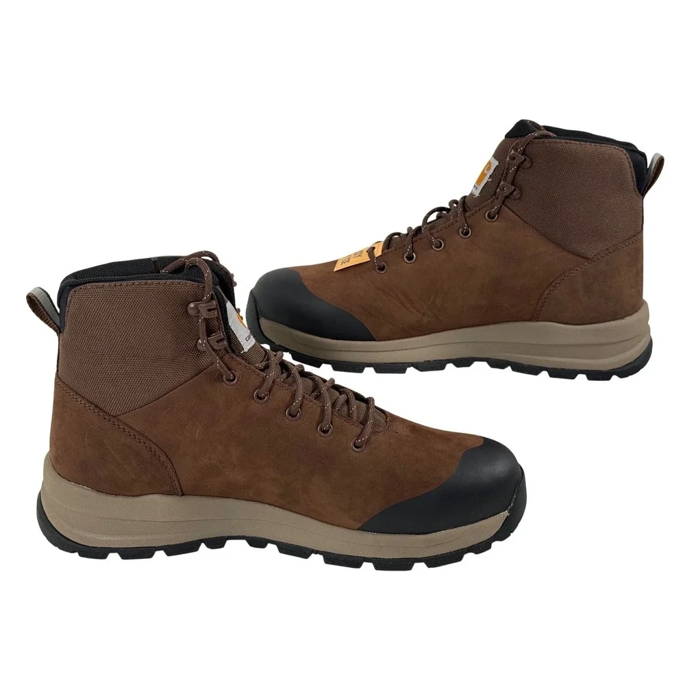 Carhartt Force 5in Lightweight Hiker Alloy Toe Work Boots Brown FH5520-M Mens 12